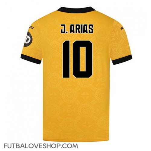 Dres Wolves Jhon Arias #10 Domáci 2025-26 Krátky Rukáv